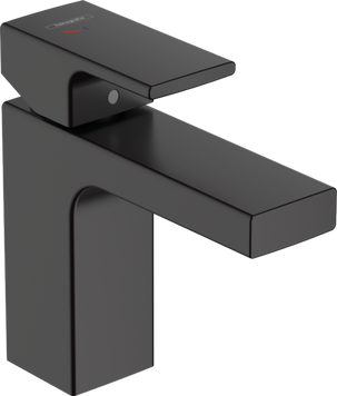Смеситель для раковины со сливным гарнитуром HANSGROHE VERNIS SHAPE 71594670, черный матовый 800004147 фото