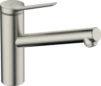 Смеситель для кухонной мойки HANSGROHE ZESIS M33 74802800, нержавеющая сталь 92647 фото