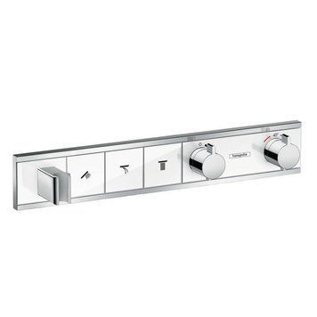 Термостат для душа на потребителя HANSGROHE RAINSELECT 15356400, хром с белым 59769 фото