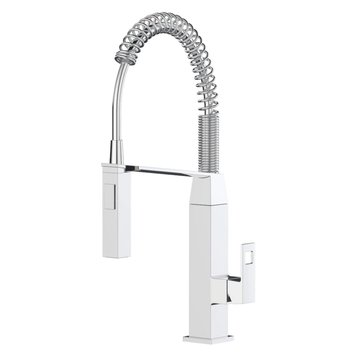 Змішувач для кухні з гнучким виливом GROHE EUROCUBE 31395000 86550 фото