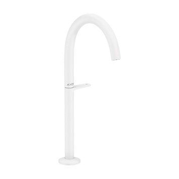 Смеситель для раковины Select 260 AXOR ONE 48030700, для накладной раковины, с донным клапаном Push-Open, белый 800005426 фото