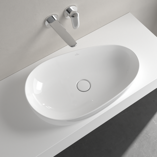 Умывальник на столешницу VILLEROY & BOCH ANTAO 4A7465R1, 65x40см, Ceramic Plus, белый глянцевый 800005746 фото