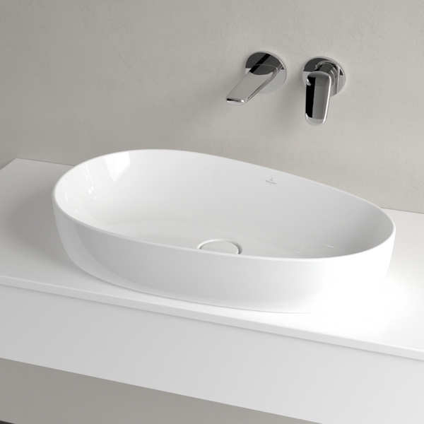 Умывальник на столешницу VILLEROY & BOCH ANTAO 4A7465R1, 65x40см, Ceramic Plus, белый глянцевый 800005746 фото