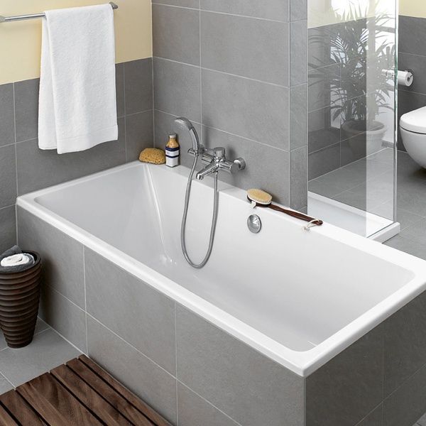 Ванна акрилова VILLEROY & BOCH SUBWAY UBA167SUB2V-01, 160x70, білий 44549 фото