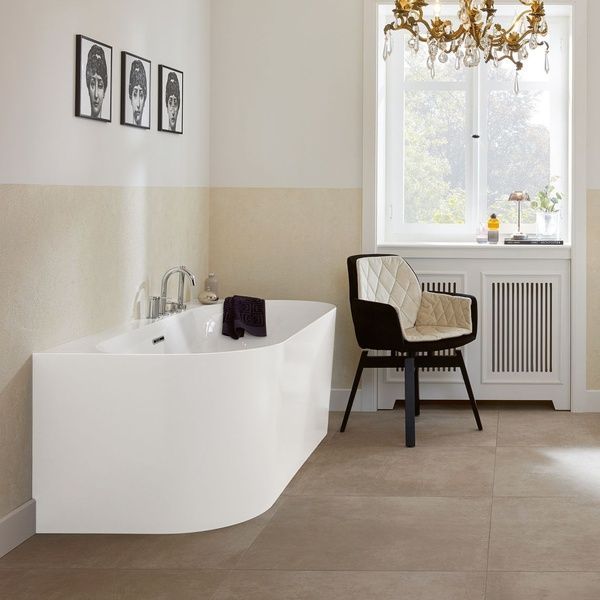 Ванна акриловая VILLEROY & BOCH LOOP & FRIENDS UBA180LOF9CS00V-01, пристенная, 180x80, белый 800005846 фото