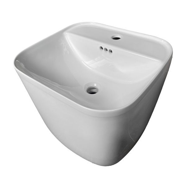 Умивальник моноблок 45 см DiMARCO KATHERINA DM2G006WH, білий глянсовий 95355 фото