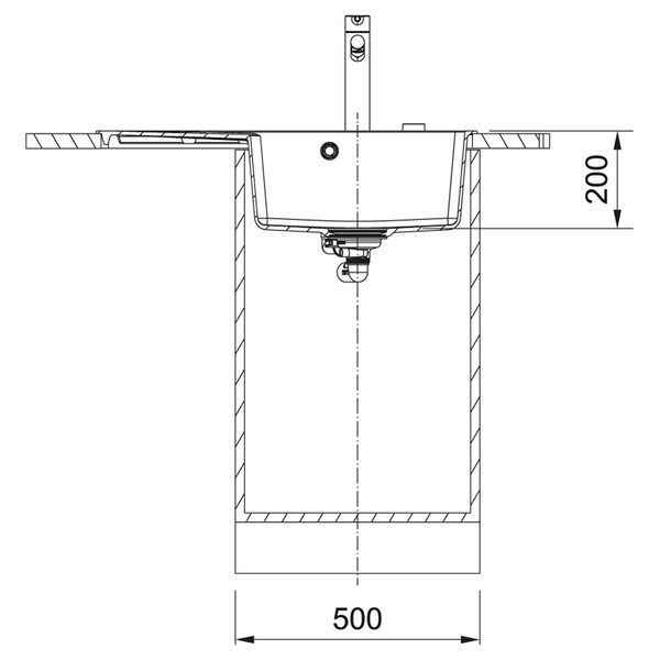 Кухонна мийка FRANKE CENTRO CNG 611-78 TL 114.0630.471, онікс 800006937 фото