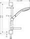 Душовий набір HANSGROHE CROMA 27717000 26956 фото 2
