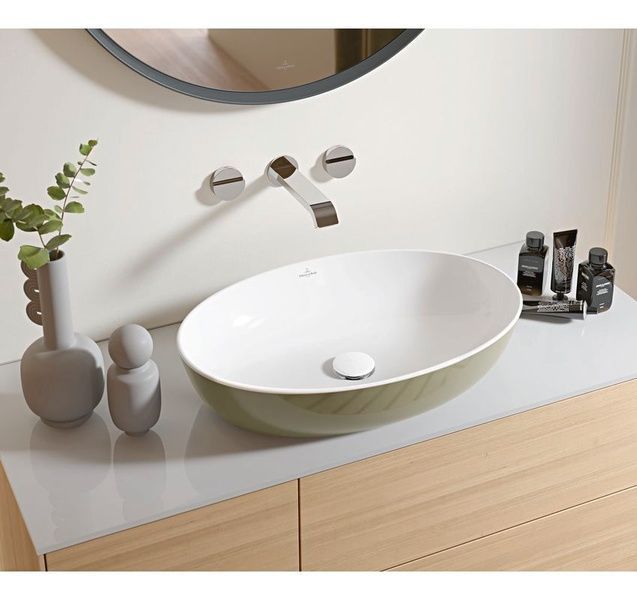 Умивальник на стільницю VILLEROY & BOCH ARTIS 419861BCS8, 610x410 мм, зелений 800005696 фото
