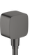 Шланговое подсоединение HANSGROHE FIXFIT 26457340, черный матовый хром 88455 фото 1