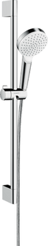 Душевой набор со штангой HANSGROHE CROMETTA 26535400, хром с белым 77321 фото