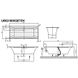 Ванна квариловая VILLEROY & BOCH SQUARO EDGE 12 UBQ180SQE7DV-01, 180x80, белый 52777 фото 5