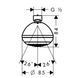 Верхній душ HANSGROHE CROMETTA 28423000 40428 фото 2