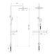 Душевая система без смесителя RJ LUX RJSP120-01CH 85530 фото 2