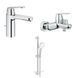 Набір змішувачів 3 в 1 GROHE EUROSMART COSMOPOLITAN UA126112M3 100474 фото 1