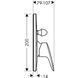 Смеситель для ванны HANSGROHE MYCUBE 71245000 51817 фото 2