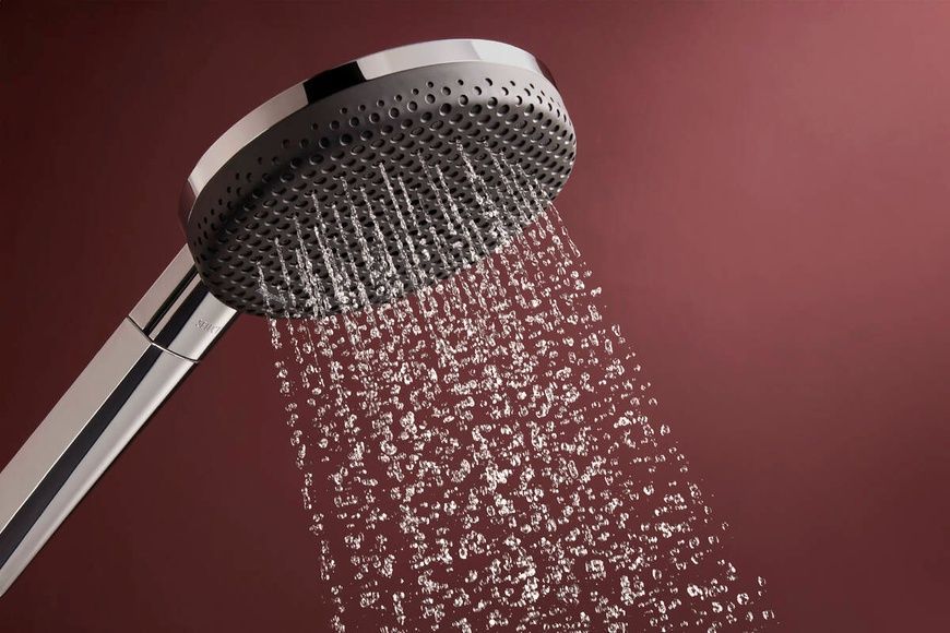 Ручний душ (3 типа струи RainAir PowderRain Massage) EcoSmart HANSGROHE RAINDANCE ALIVE 24511000, хром 101622 фото