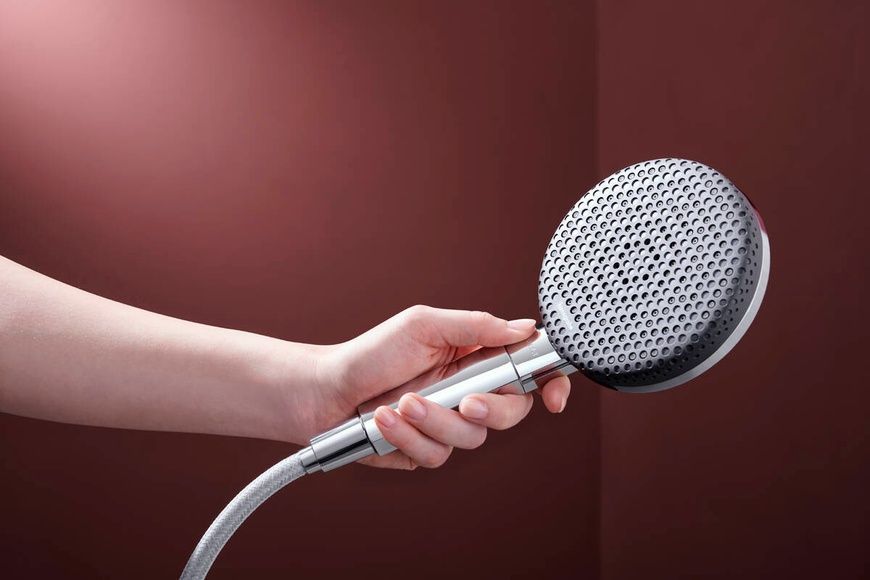 Ручний душ (3 типа струи RainAir PowderRain Massage) EcoSmart HANSGROHE RAINDANCE ALIVE 24511000, хром 101622 фото