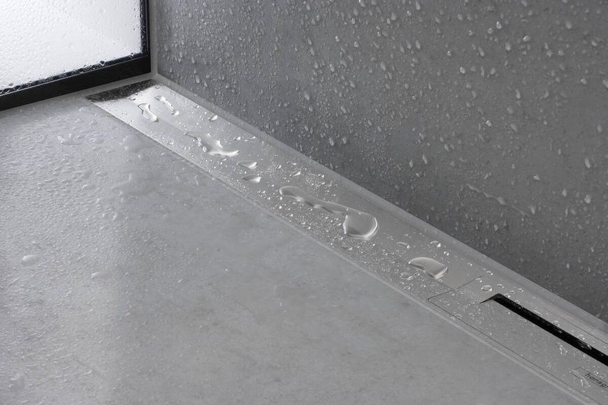 Решітка душового трапа HANSGROHE RAINDRAIN FLEX 56052340, чорний матовий хром 800004397 фото