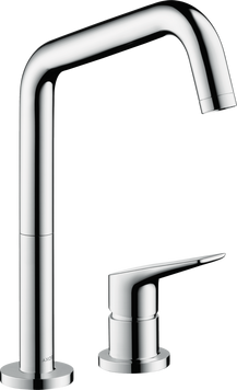 Кухонный смеситель AXOR CITTERIO M 34820000, однорычажный, на 2 отверстия, 240, с поворотным изливом 47493 фото