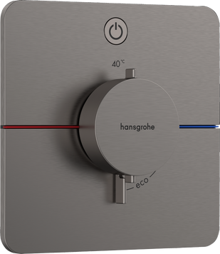 Термостат для душа HANSGROHE SHOWERSELECT COMFORT Q 15581340, черный матовый хром 800004498 фото