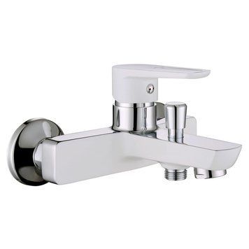 Смеситель для ванны IMPRESE BRECLAV 10245W, белый 46860 фото