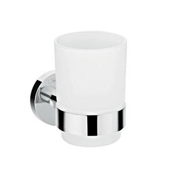 Стакан для ванной комнаты HANSGROHE LOGIS 41718000, хром 61859 фото