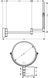 Зеркало косметическое HANSGROHE ADDSTORIS 41791700, белый матовый 102669 фото 2