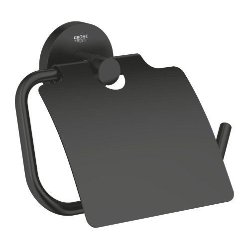 Держатель туалетной бумаги GROHE ESSENTIALS 1024652430, черный матовый 95894 фото