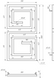 Сушарка для рушників дизайнерська Genesis Aqua Labyrinth 1000х530 GA-8002, чорний матовий 800000555 фото 2