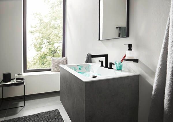 Диспенсер для жидкого мыла HANSGROHE ADDSTORIS 41745140, бронза сатин 85417 фото