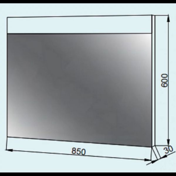 Зеркало для ванной ЮВВИС Валенсія Z-80 LED, Z-80 LED, хром 800001894 фото