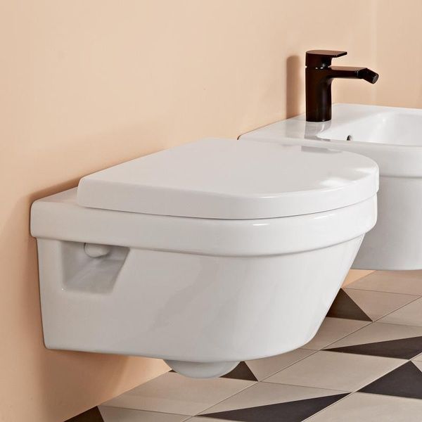 Унітаз підвісний VILLEROY & BOCH ARCHITECTURA 5684R001, Open Flushing Rim, білий 45283 фото
