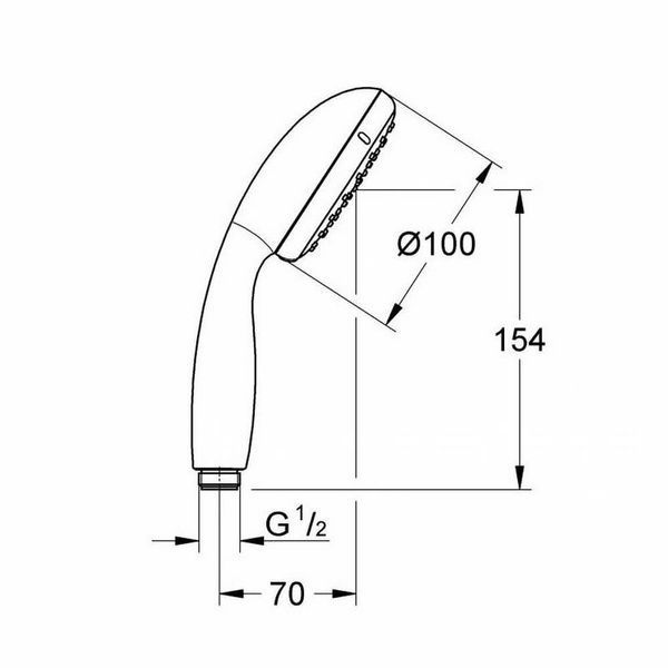 Лейка ручного душа GROHE TEMPESTA NEW 27852001 69681 фото