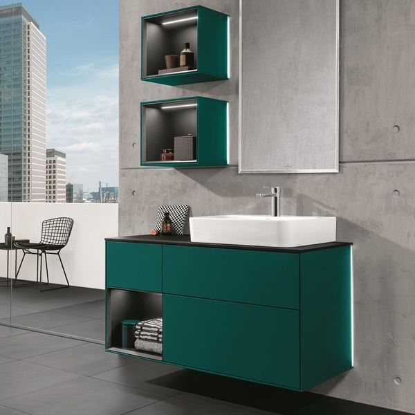 Тумба под раковину VILLEROY & BOCH FINION G681HFPD, черный 800005647 фото