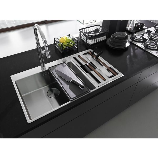 Кухонная мойка FRANKE BOX CENTER BWX 220-54-27 TL WCR 127.0538.259, нержавеющая сталь 800006938 фото