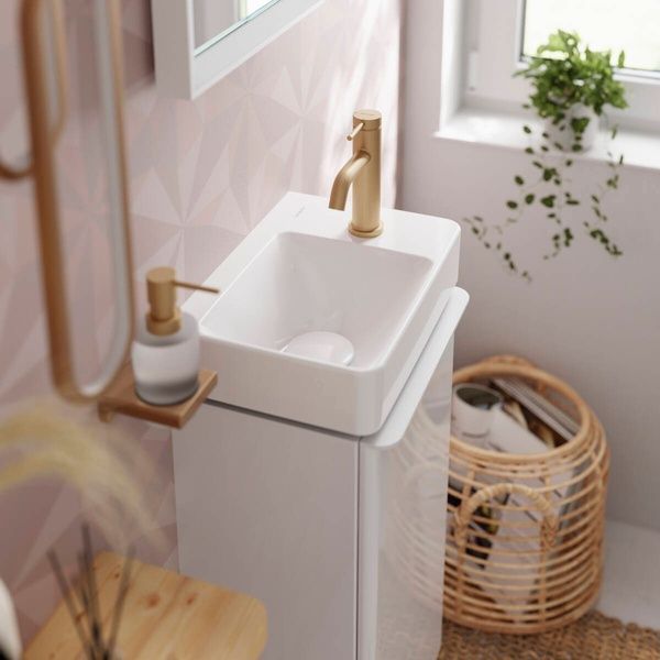 Диспенсер для жидкого мыла HANSGROHE ADDSTORIS 41745140, бронза сатин 85417 фото