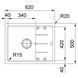 Кухонная мойка FRANKE BASIS BFG 611-62 114.0667.447, черный матовый 800006988 фото 2