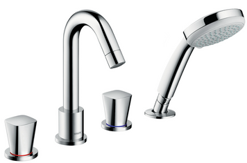 Смеситель на борт ванны HANSGROHE LOGIS 71314000 47163 фото