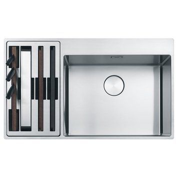 Кухонная мойка FRANKE BOX CENTER BWX 220-54-27 TL WCR 127.0538.260, нержавеющая сталь 800006939 фото