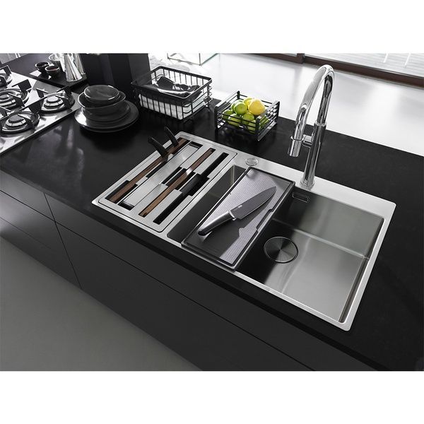 Кухонна мийка FRANKE BOX CENTER BWX 220-54-27 TL WCR 127.0538.260, нержавіюча сталь 800006939 фото