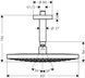 Верхній душ HANSGROHE RAINDANCE SELECT 27337400, хром з білим 52925 фото 2