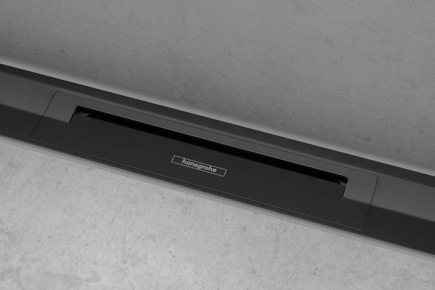 Решетка душевого трапа HANSGROHE RAINDRAIN FLEX 56050340, черный матовый хром 800004399 фото