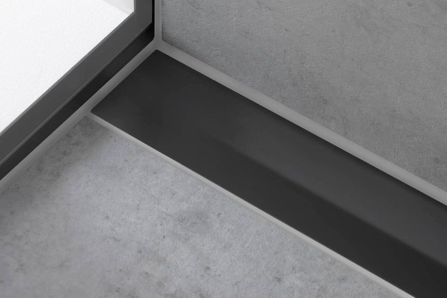 Решетка душевого трапа HANSGROHE RAINDRAIN FLEX 56050340, черный матовый хром 800004399 фото