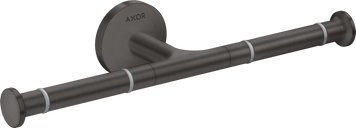 Держатель туалетной бумаги AXOR UNIVERSAL CIRCULAR 42857340, 2 рулона, черный 800005029 фото