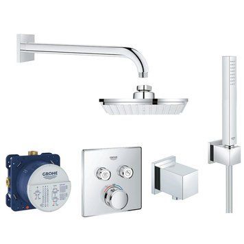 Душевая система с термостатом скрытого монтажа GROHE SMARTCONTROL 23409SC0 64889 фото