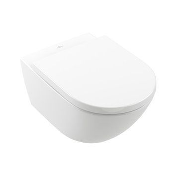 Унитаз с крышкой VILLEROY & BOCH SUBWAY 3.0 4670TSR1, CeramicPlus, белый глянцевый 800005749 фото
