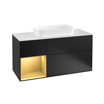 Тумба под раковину VILLEROY & BOCH FINION G701HFPD, черный 800005649 фото
