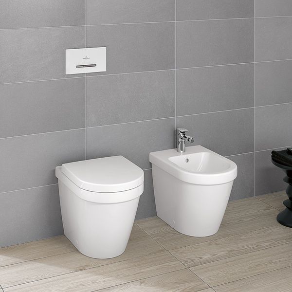 Унитаз приставной VILLEROY & BOCH ARCHITECTURA 5690R001, Rimless, белый 66610 фото