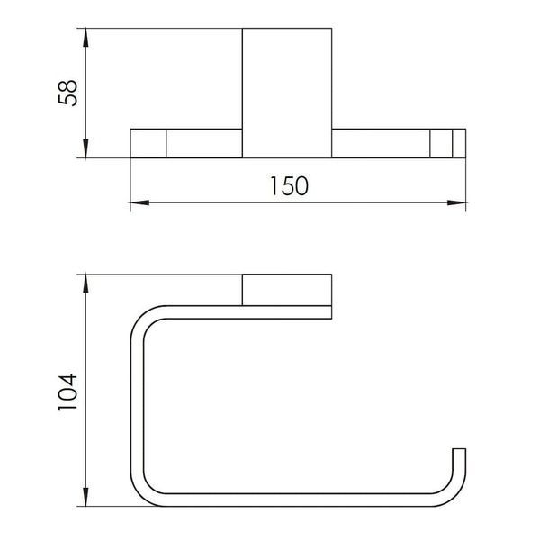Тримач туалетного паперу IMPRESE BITOV 142300 54495 фото